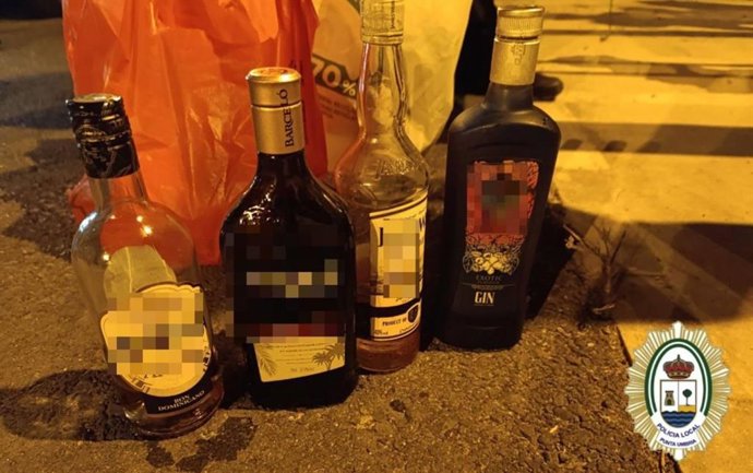 Botellón en Punta Umbría.