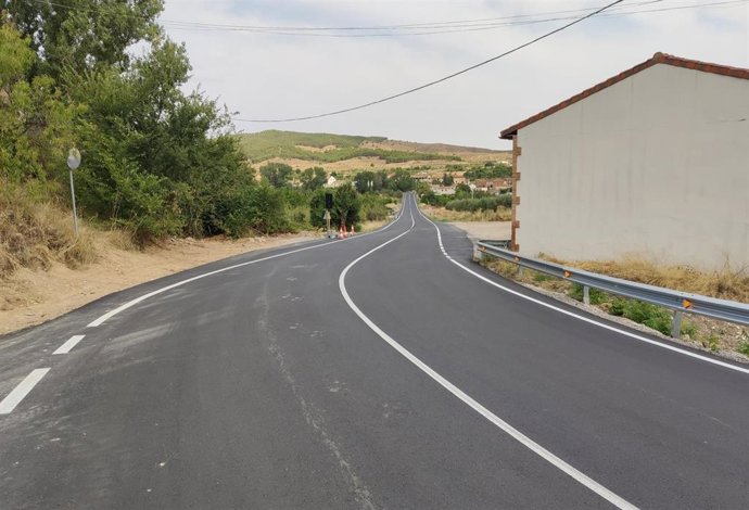 Imagen de la carretera renovada.