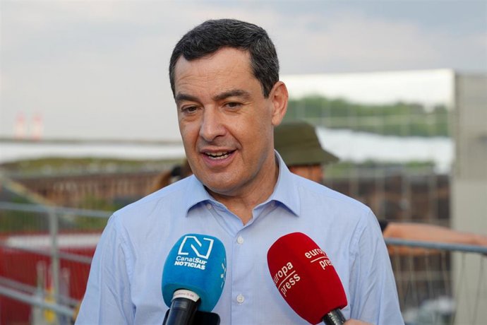 El presidente de la Junta de Andalucía, Juanma Moreno, en una imagen de archivo. 