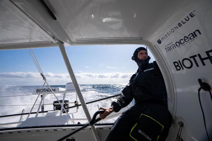 El 'Biotherm' durante la primera etapa de The Ocean Race Europe