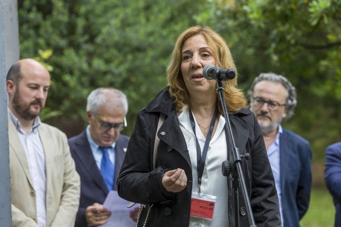 La presidenta de la Asociación de la Prensa de Cantabria (APC), Lola Gallardo