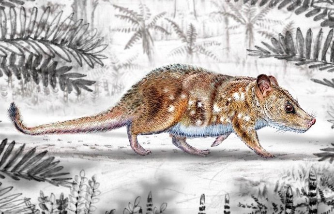 Recreación de Yeutherium pressor