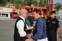 El delegado del Gobierno pide prudencia ante la evolución del incendio de Tres Cantos: "Las próximas horas serán claves"