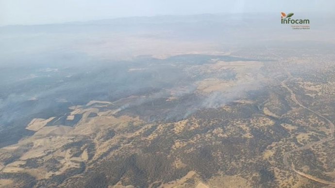 Incendio forestal de Navalmoralejo.