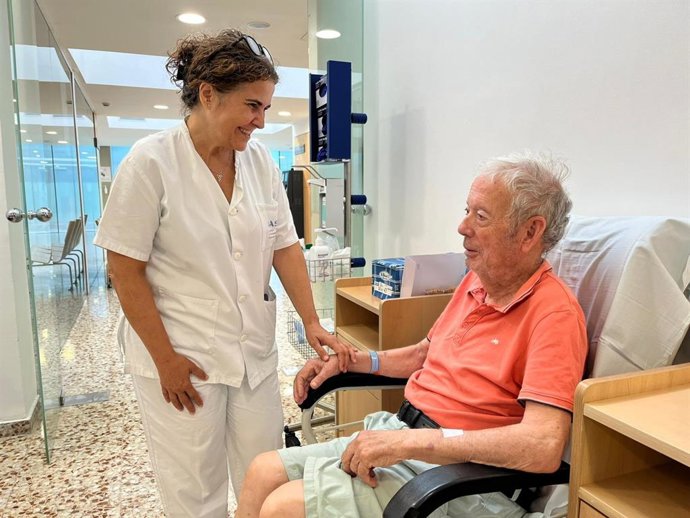 Sala de traslados del Santa Caterina.