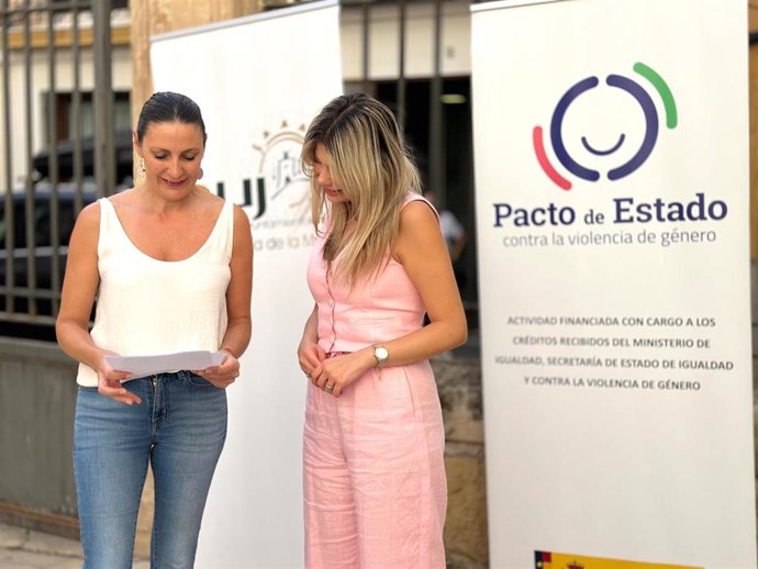 La concejala de Mujer, María de las Huertas García, durante la presentación del balance de actividad del CAVI