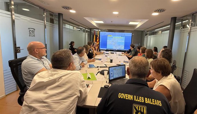 Reunión de los servicios de emergencias y seguridad para la activación de la fase de prealerta del Inunbal.