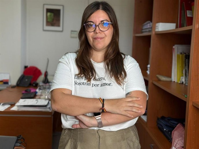La secretaria regional de Mujeres, Igualdad y Juventud del sindicato, Ana Villaseñor.