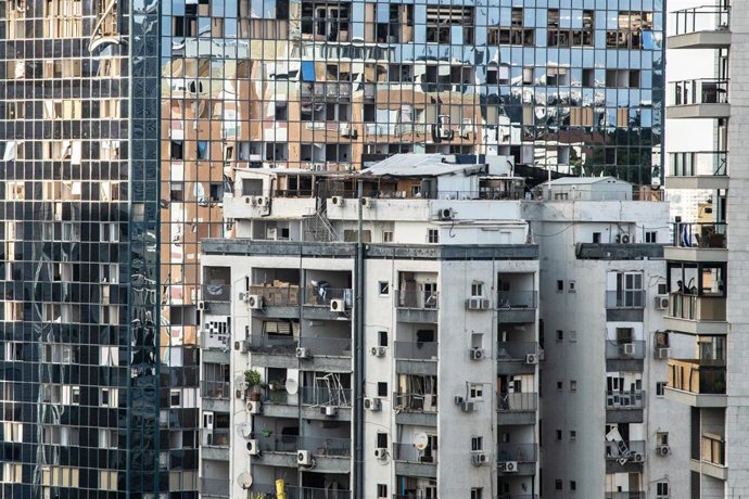 Un edificio destrozado en Israel durante el conflicto con Irán que se desató en junio  (Archivo)