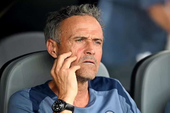 Luis Enrique Martínez, entrenador del Paris Saint-Germain.