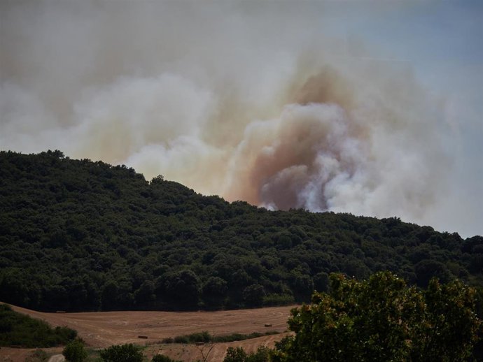 Imagen de archivo de un incendio