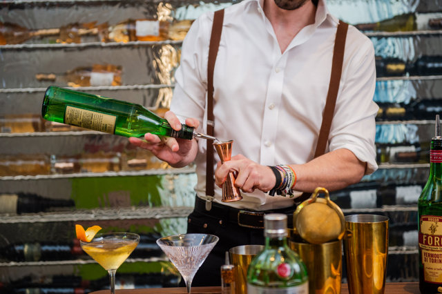 Dry Martini en The Knickerbocker