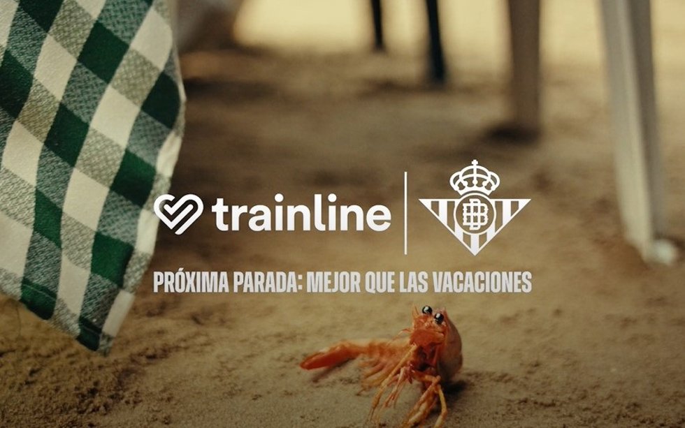 Trainline lanza una campaña para llevar a los béticos de vacaciones al estreno en La Cartuja