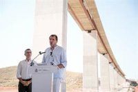 Puente visita las obras del Viaducto de Los Feos con un 97% ejecutado y una inversión de 33,6 millones de euros