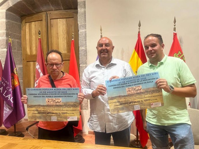 Ismael Jiménez (i), Carlos López y Fernando Jiménez.