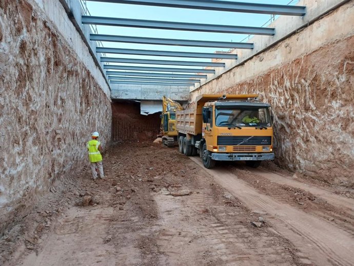 Obras de la Línea 3 Norte del Metro en Sevilla