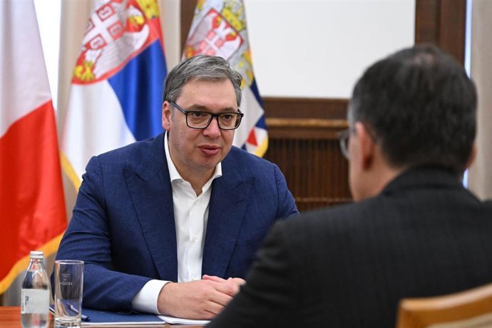 El presidente de Serbia, Aleksandar Vucic