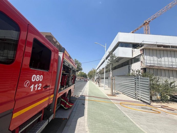 Resuelto sin daños el conato de incendio en uno de los edificios en construcción del Hospital de