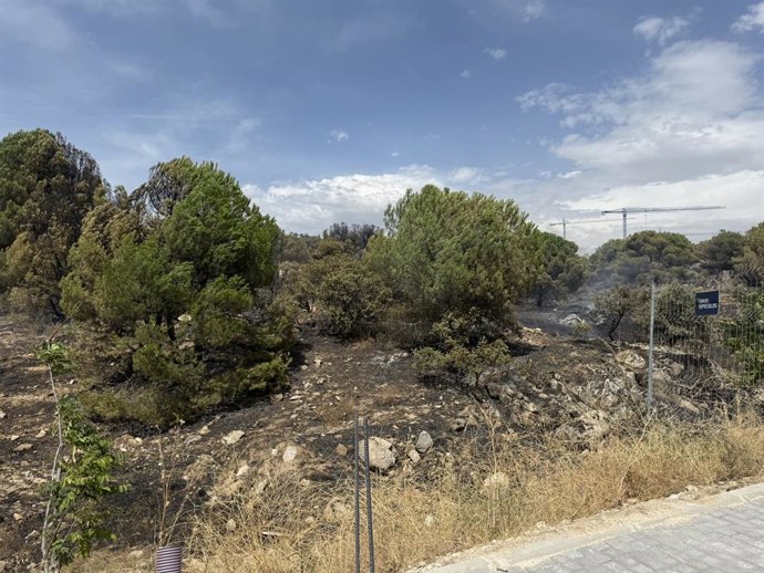 Incendio declarado este miércoles en Torrelodones