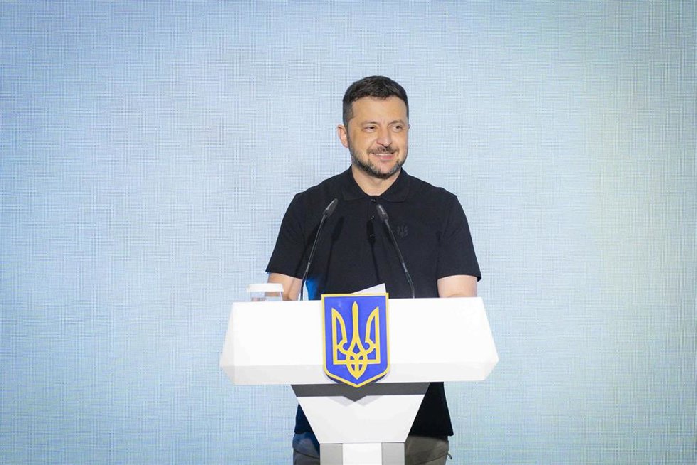 El presidente de Ucrania, Volodimir Zelenski