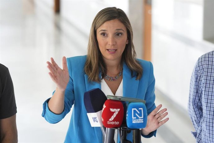 Archivo - La vicesecretearia general del PSOE-A y portavoz del Grupo Socialista, María Márquez,en una imagen de archivo.