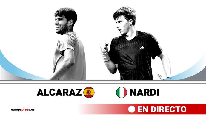 Alcaraz - Nardi, octavos de final de Cincinnati: en directo.