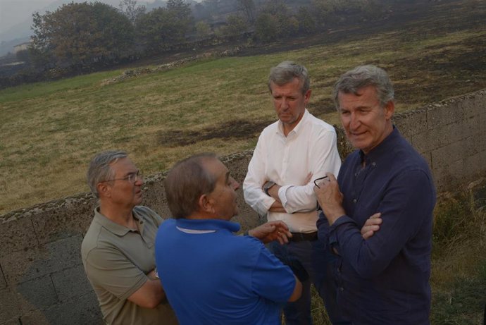 Feijóo y Rueda, en Chandrexa. 