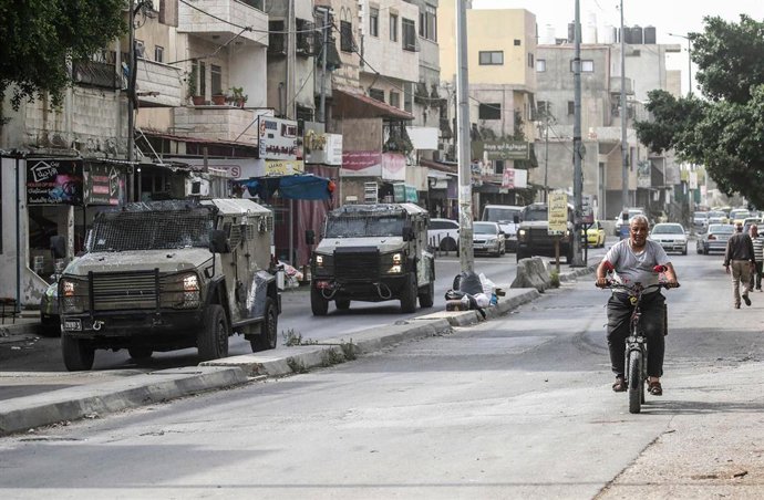 Ejército de Israel en Nablús (Cisjordania)
