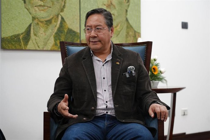 Archivo - El presidente de Bolivia, Luis Arce