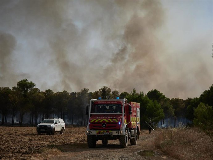 Imagen de archivo del incendio en Carcastillo
