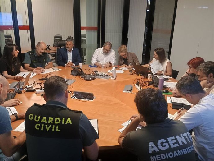 Reunión del Cecopi.