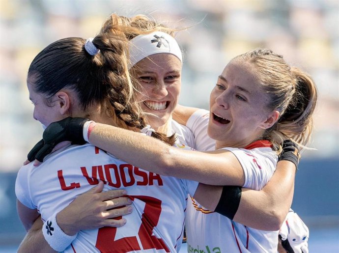 La selección española femenina de hockey hierba, en el Europeo 2025.