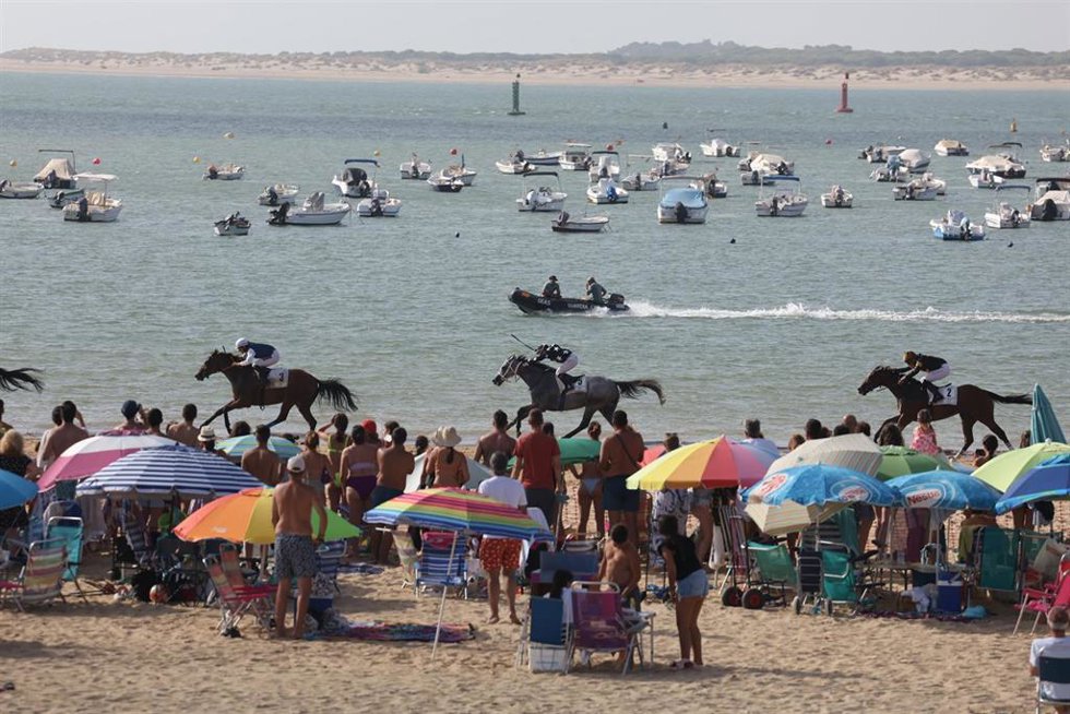 Carreras de Caballos de Sanlúcar de Barrameda. A 7 de agosto de 2025 en Sanlúcar de Barrameda, Cádiz (Andalucía, España). 