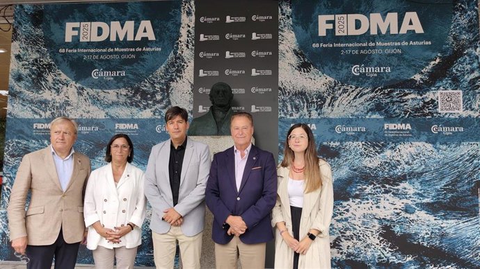 El consejero de Ciencia, Industria y Empleo del Principado de Asturias, Borja Sánchez, visita la 68 Feria Internacional de Muestras de Asturias, en el recinto ferial gijonés 'Luis Adaro'.