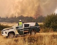 Detenido un varón por el incendio de Puercas (Zamora) que se originó en un vertedero irregular