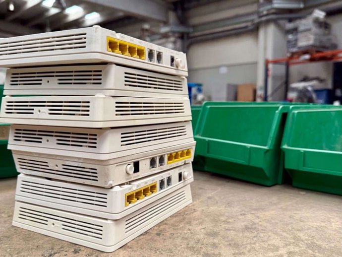 Routers reciclados por Andorra Telecom
