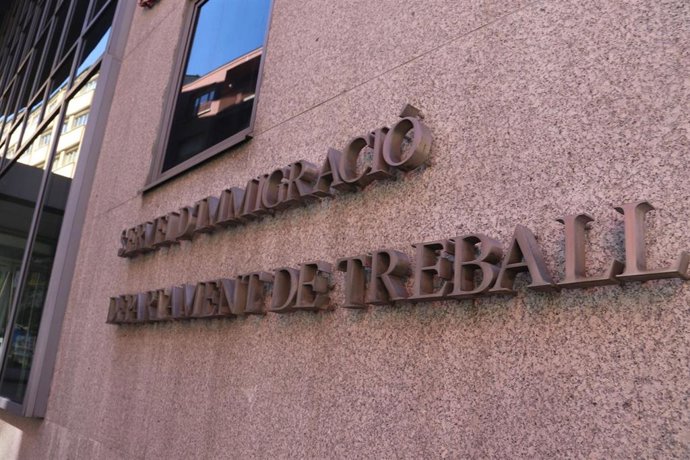 Fachada del departamento de Trabajo del Gobierno de Andorra