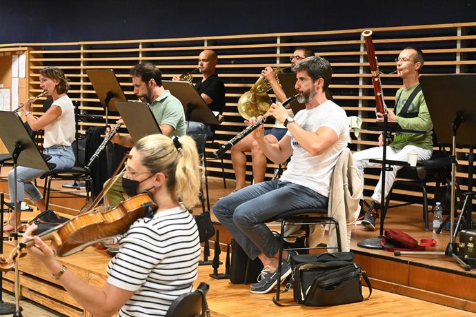 Archivo - Ensayos orquesta Oviedo Filarmonía, foto de archivo.