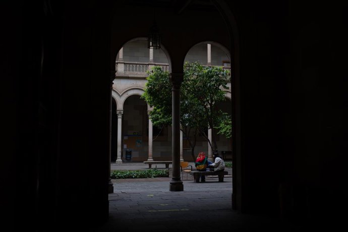 Archivo - Arxivo - Claustre de la seu central de la Universitat de Barcelona (UB)