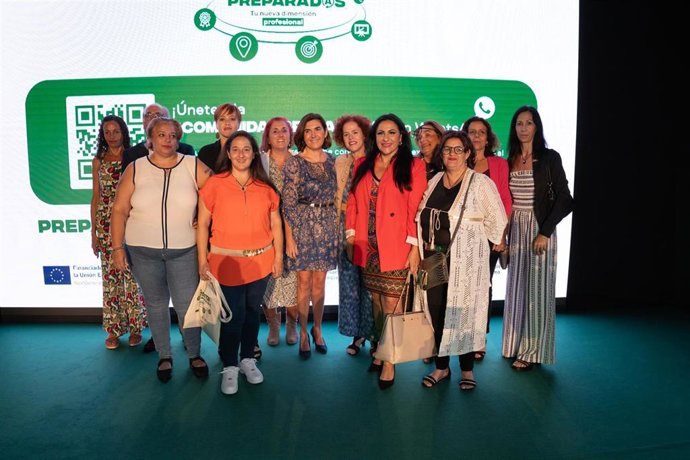 Archivo - Mujeres formadas en el programa 'Preparadas'.