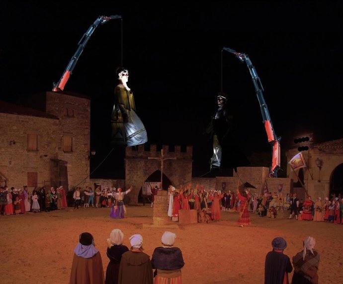 Representación del Misterio de Obanos.