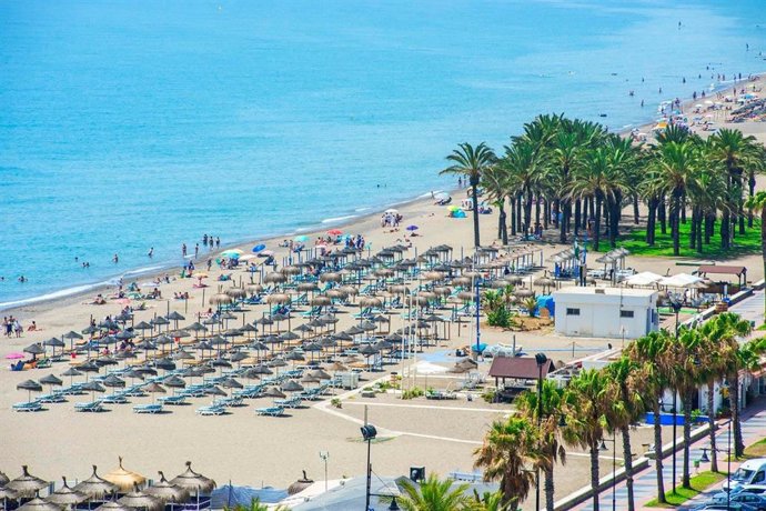 Playa de Torremolinos.