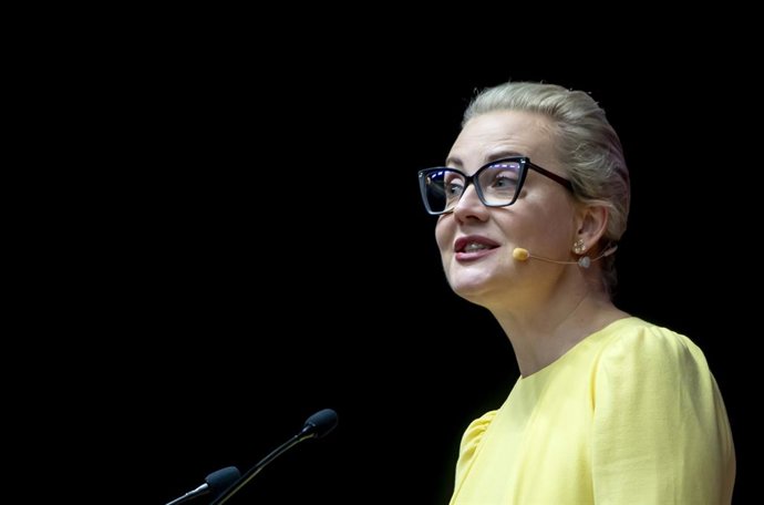 Archivo - Arquivo - A ativista russa e viúva de Alexei Navalni, Yulia Navalnaya, abre o fórum Santander Women Now no Beatriz Madrid, em 18 de junho de 2025, em Madri, Espanha. O Santander WomenNOW realizará sua sétima edição hoje e amanhã. O congresso ser