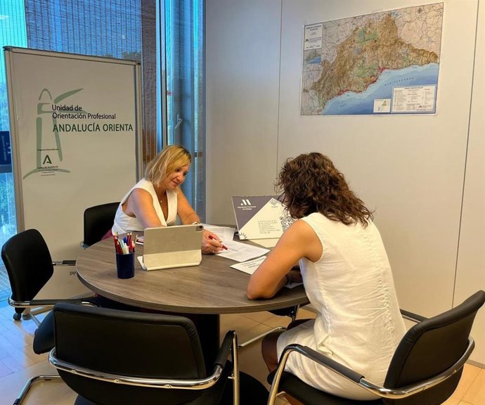 Orientación laboral en la Diputación de Málaga.