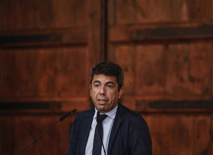 Archivo - El president de la Generalitat, Carlos Mazón,en una imagen de archivo