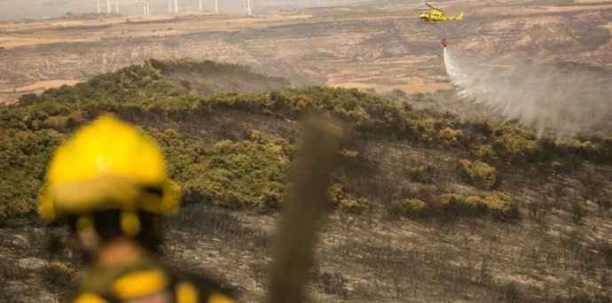 Imagen de archivo de un incendio