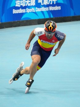 El velocista español Sebastián 'Chevi' Guzmán