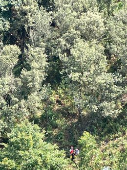 Rescate a un senderista