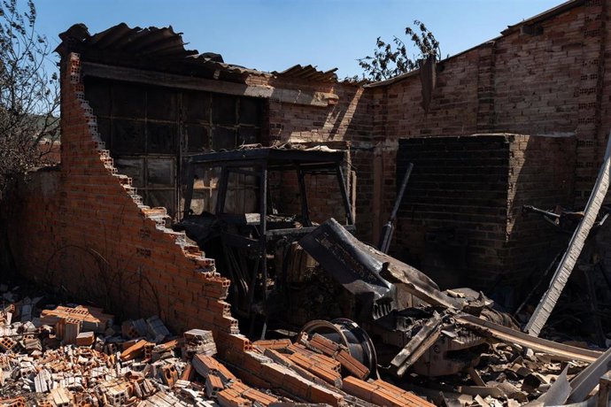Detenido un varón por el incendio de Puercas (Zamora) que se originó en un vertedero irregular