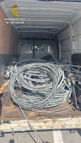 Detenidos cuatro miembros de un clan familiar dedicado a la sustracción de material ferroviario